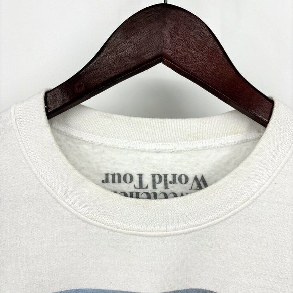 Ariana Grande Coachella AMEX Sweetener World Tour Sweatshirt Womens S White READ - Picture 8 of 15